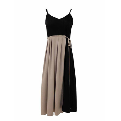 

Hong Kong-style dress female summer 2019 new temperament cold wind skirt