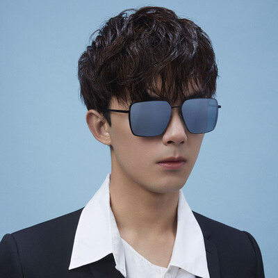 

Psr 2019 new polarized sunglasses mens big box Wu Lei with the same sunglasses driving driver mirror box tide fashion mens big face glasses PS5005 C