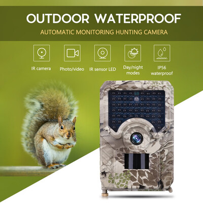 

IP56 Hunting Camera 12MP 1080P FHD Wildlife Hunting Trail Camera Scouting Device night animal Monitor cameras 49pcs IR LEDs