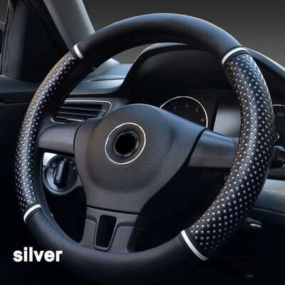 

Car Steering Wheel Cover Comfortable 363840cm Micro Fiber Leather Antiskid comfortable Car interior protection accessories