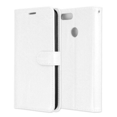 

MOONCASE Huawei Glory 7X 3 Card Photo Frame Leather Case - White