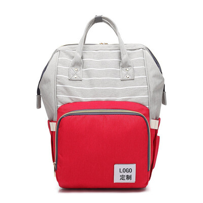

NeillieN Mothers bag multi-functional large capacity shoulder backpack striped mummy bag travel mother&baby bag
