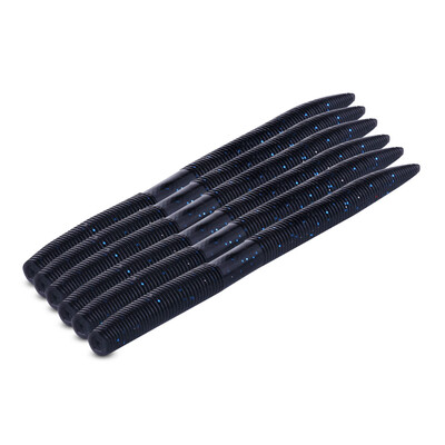 

HENGJIA 6pcs Bionic Simulation Earthworm Worm Soft Fishing Lure Swimming Bait