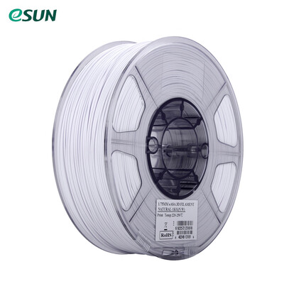 

eSUN eASA 175mm Modified Resin 3D Printer Filament 1KG 22lb Spool Material Refills Black Consumables
