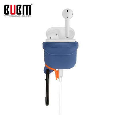 

BUBM Bluetooth wireless headset storage box waterproof&dustproof&convenient charging Apple accessories silicone protective