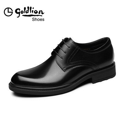 

Goldlion mens urban dress casual British fashion comfortable shoes 580830076ADA-black - 39 yards