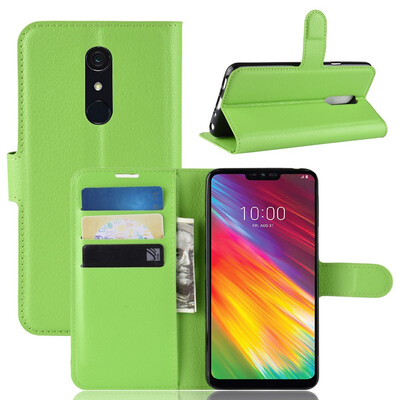 

Wallet PU Leather Flip Back Cover for LG G7 Fit Card Slots Stand Holder Phone Case for LG G7 Fit