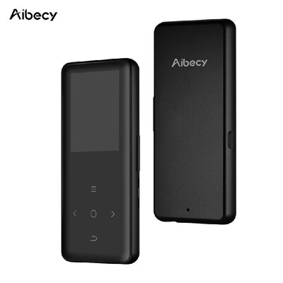 

Aibecy M49 BT MP4 Music Player with Lightweight Aluminum Case Built-in Speaker FM Radio Recording E-book Video Picture Browse Fun