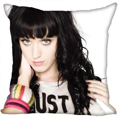 

Katy Perry Pillow Cover Bedroom Home Office Decorative Pillowcase Square Zipper Pillow Cases Satin Fabric No Fade