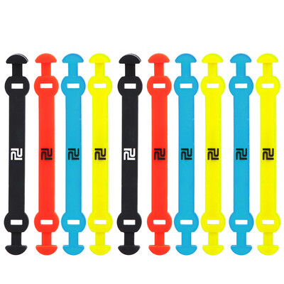 

10Pcs Elastic Tennis Racket Damper Silicone Straps Tennis Racket Vibration Absorbing Shock Reducing Strips