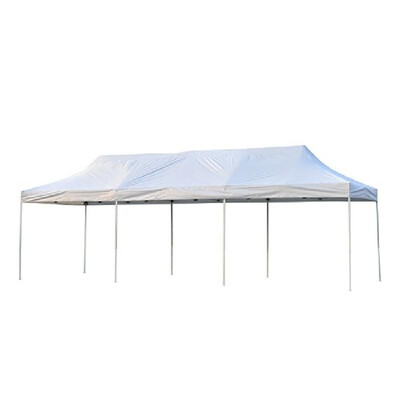 

28 x 10 Pop Up Canopy Party Wedding Event Tent with Carrying Case - White