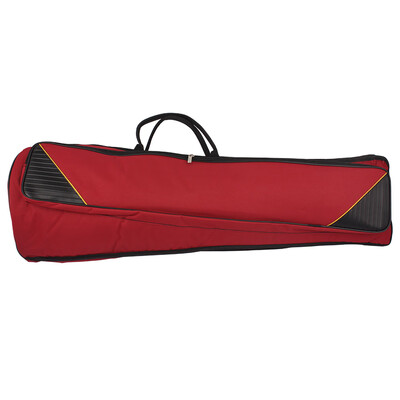 

600D Water-resistant Trombone Gig Bag Oxford Cloth Backpack Adjustable Shoulder Straps Pocket 5mm Cotton Padded for AltoTenor Tro