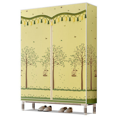 

Wardrobe Closet Clothes Storage Organizer Clothing Rack Clothes Closet Fleece Fabric Wardrobe Garment Storage Organizer
