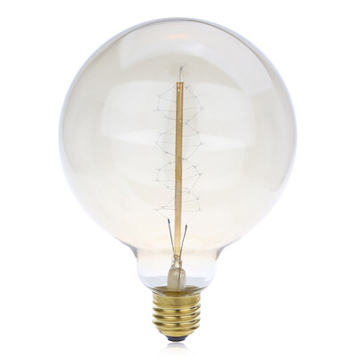

Lightme G125 230V 40W E27 110 - 120LM 32AK Retro Edison Bulb Tungsten Filament Light Bulb