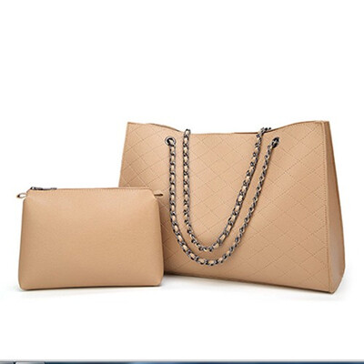 

2Pcs Sets Bag Women Leather Handbag Luxury Female Shoulder Bags Designer Big Crossbody Bags For Women 2019 Famous Brand Tote Sac