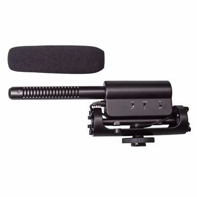 

Portable Professional Photography Microphones Easy Installation High-sensitivity Interview Microphone for Camera