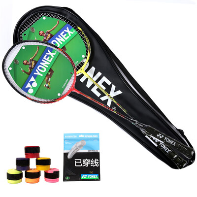 

YONEX Yonex badminton racket yy badminton ISOlite3 full carbon men&women couples to shoot red&yellow