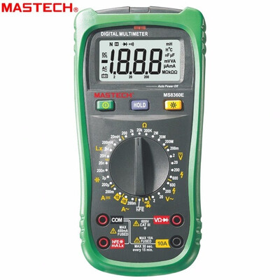 

MASTECH MS8360E Digital Multimeter DMM Inductance Capacitor hFE tester comprobadores multimetros upgraded MS8260E