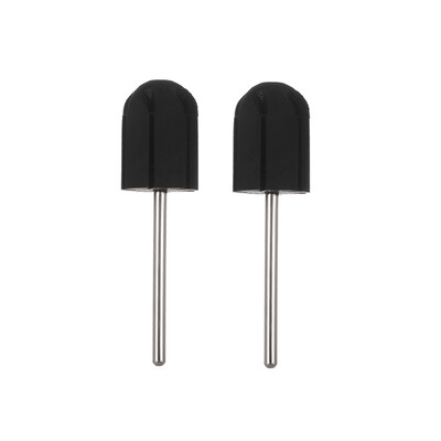 

2pcs 16mm Professional Rubber Drill Bit Match Nail Sanding Cap Electric Nail Drill Bit Manicure Pedicure Tool