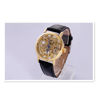 

2018 watch ladies automatic waterproof belt hollow female table trend simple fashion couple student sports mechanical watch