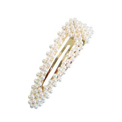 

Fashion Jewelry Hair Accessories Stick Hairpin Girl Sweet Elegant Hairgrip Pearl Hair Clip Snap Barrette