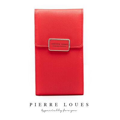 

New diagonal mobile phone bag Korean version of simple personality multi-functional womens purse