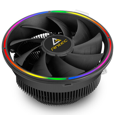 

Antec Antec Nether CPU air-cooled radiator to send thermal grease silicone solidified bowl-shaped 12cm colorful fan computer mainframe graphics card air-cooled
