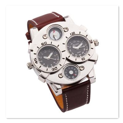 

2018 students creative personality casual domineering big dial fashion trend Korean version of the retro quartz watch male