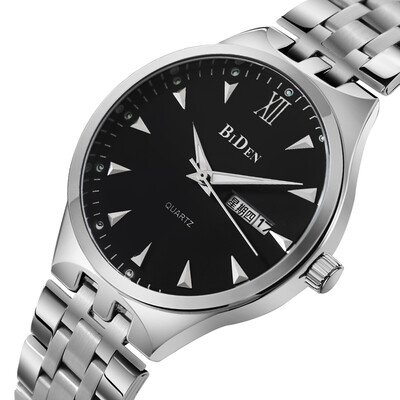 

Men Watches Business Waterproof Quartz Watches Men\ Stainless Steel Band Auto Date Wristwatches