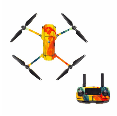 

M0086 for DJI Mavic Pro Decal Skin Sticker Drone Body Remote Controller 3 Battery Protection Film Cover