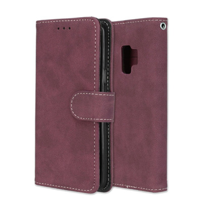 

MOONCASE Samsung Galaxy S9 Vintage Scrub 3 Card Case - Rose