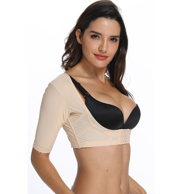 

SLIMBELLE Women Posture Corrector Bodysuit with Sleeves Upper Arms Slimmer Shaper