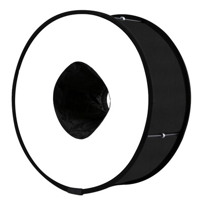

45cm Ring Softbox Speedlight Round Flash Light Shoot Foldable Soft Flash Light Diffuser