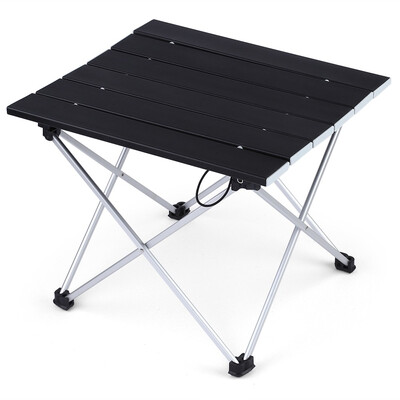 

Portable Foldable mini Table Camping Outdoor Furniture Computer Bed Tables Picnic Aluminium Alloy Ultra Light Folding car Desk