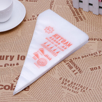 

100PcsBag Disposable Red Decorating Bag Multi-function DIY Cream Gummy Dessert Baking Cake Manual Decorating Bag