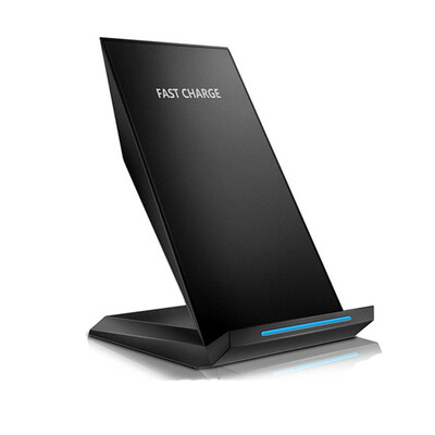 

Qi Wireless Charger for Samsung Galaxy S9 S8 Plus Note9 Note8 Fashion Charging Stand Charger for iphone  MAX XR 8Plus phone