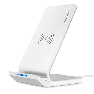 

Floveme QI Wireless Charger 10W Fast Charger USB Wireless Charging Silvery
