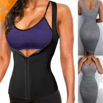 

Women Neoprene Sauna Suit Weight Loss Sweat Vest Hot Corset Body Shaper Zipper