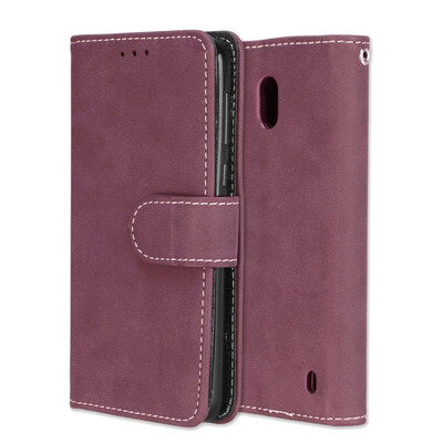 

MOONCASE Nokia 2 Vintage Scrub 3 Card Case - Rose