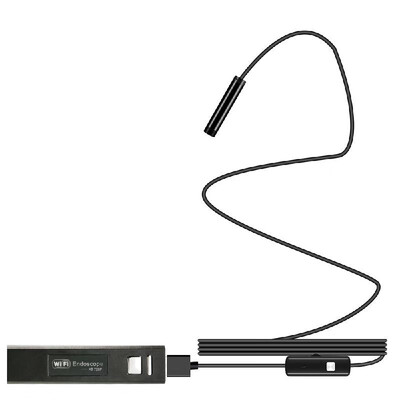 

WIFI Endoscope Camera HD 720P Mini Waterproof Soft Cable 10 Megapixels Inspection Camera 55mm 30M 6 LED USB Endoscope Borescope