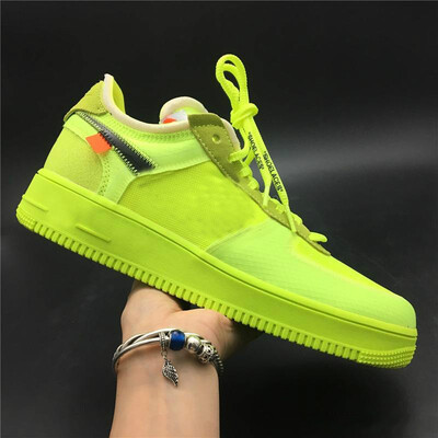 

2019 new air shoes off Designer 20 Volt blacke white green x limited force basketball 1 low running shoes sneakers with box