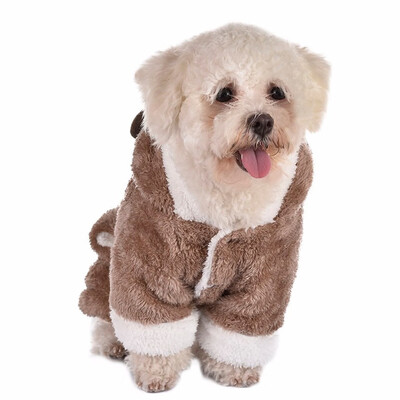 

Pet clothes Elk loaded warm winter dog clothes Teddy bear costume Halloween Pet Christmas Dog Clothes Costume