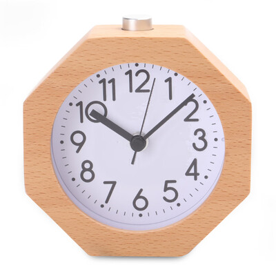 

Creative Wooden Digital No Ticking Snooze Backlight Alarm Clock
