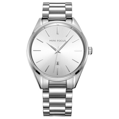 

BOFUTE Male Watches Business Watch Japanese Movement Luminous Calendar Waterproof Metal Strap 0050G