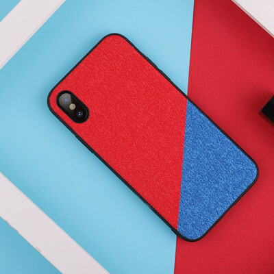 

Denim Grain Phone Case for Apple iPhone X Phone Shell Back Cover Mobile Case Covers