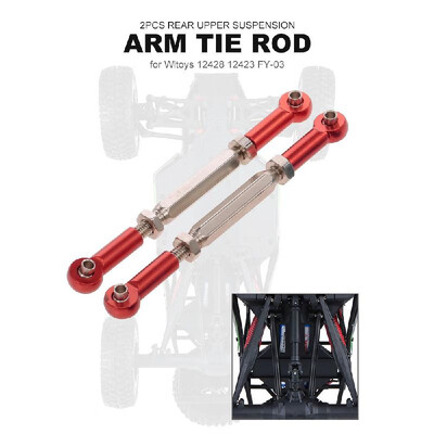 

2pcs RC Car Rear Upper Suspension Arm Tie Rod for 112 Wltoys 12428 12423 FY03 Off-Road Car