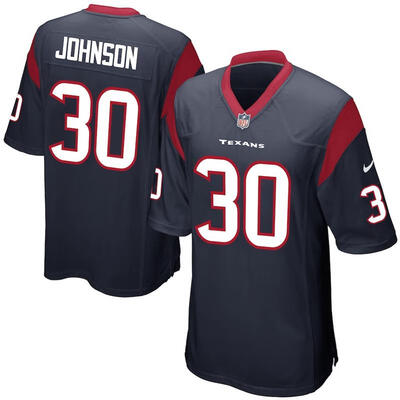 

Youth Football Jersey Houston Texans Kevin Johnson Navy Game Jersey
