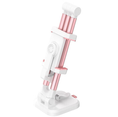 

Lazy people phone support desktop multi-function telescopic folding bed aluminum alloy 360 ° rotating live support
