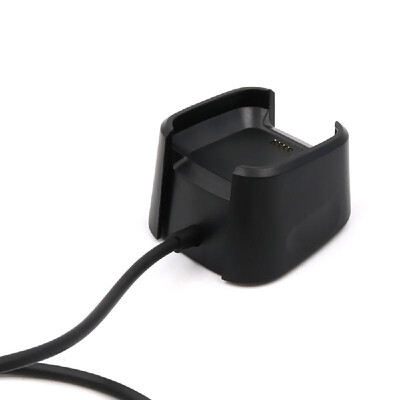 

USB Charging Cable For Fit-bit Ver-sa Smart Watch Charging Cradle Dock Base Desktop for Wrist Watch Black