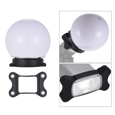 

On-camera Flash Diffuser Ball Magnet Adsorption Soft Balls for Nikon Canon Yongnuo Godox Sigma Andoer Neewer Vivitar Speedlight